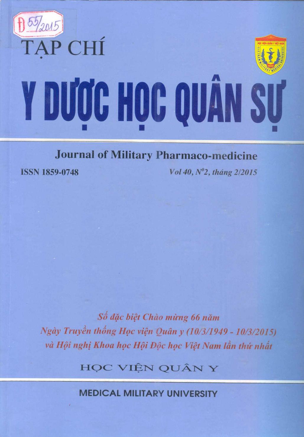Tạp chí Y Dược học Quân sự.